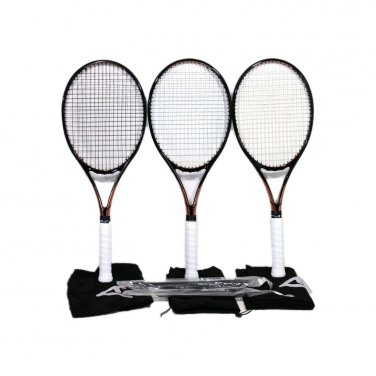 Angell TC95 Custom 330g 16x19 3 Tennis Racquets Strung w/ Covers & Grommets