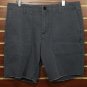 O&acirc;��Neill Men's Shorts Stretch Cotton Flat Front Gray Standard Fit 33