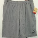 Reebok  Contender 8.5” Mesh Running Shorts, Grey Medium New