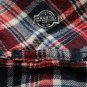 Industry Supply Co Red Blue Multi Plaid Flannel Shirt Medium
