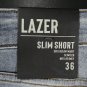 Lazer Slim Jean Shorts Light Blue Denim 36