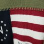 New Nautica 1983 Intarsia Flag Sweater Medium Cape Olive $108