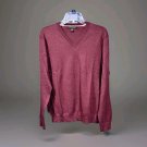 Banana Republic Men's V-Neck Sweater Burgundy Lightweight Medium