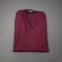 Banana Republic Men's V-Neck Sweater Burgundy Lightweight Medium