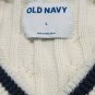 Old Navy Men's V-Neck Cable-Knit Pullover Sweater Cream Large $49