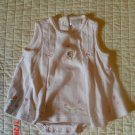 Carter's light pink checkered girls sundress 3-6 month's