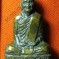 M491-VINTAGE REAL THAI BUDDHA AMULET STATUE LP PROM OLD