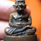 0517-THAI BUDDHIST AMULET ANCIENT STATUE FIGURE LP TUAD