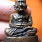 0517-THAI BUDDHIST AMULET ANCIENT STATUE FIGURE LP TUAD