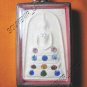 0942-THAI BUDDHA AMULET SOMDEJ GEMS CRYSTAL WAT RAKANG