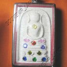 0941-THAI BUDDHA AMULET SOMDEJ GEMS CRYSTAL WAT RAKANG