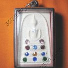 0939-THAI BUDDHA AMULET SOMDEJ GEMS CRYSTAL WAT RAKANG