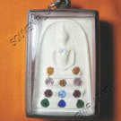 0935-THAI BUDDHA AMULET SOMDEJ GEMS CRYSTAL WAT RAKANG