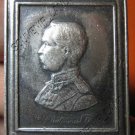 0920-OLD THAI BUDDHA AMULET COIN KING RAMA-5 ARRIVED BK