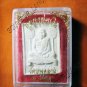 0877-VINTAGE OLD THAI BUDDHA AMULET SOMDEJ LP NGERN BOX