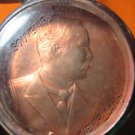0846-OLD THAI  AMULET COIN KING RAMA-5 BUILT NEW TEMPLE