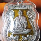 0816-THAI AMULET PENDENT WATERPROOF LP PERN TIGER YELOW