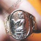 0802-VINTAGE  THAI BUDDHA AMULET RING  LP YAM NANG-KWAG
