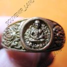 0796-VINTAGE OLD RARE THAI BUDDHA AMULET RING LP NGERN