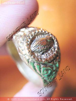 0773-RARE THAI BUDDHA AMULET RING KUBA KRITSANA SALIKA