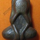 0643-THAI BUDDHIST AMULET CLOSE EYE PHA-PIT-TAH LP NARK