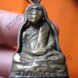 0597-OLD THAI BUDDHIST AMULET FIGURE MONK LP KLAY RARE
