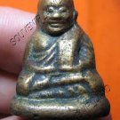0558-THAI BUDDHIST AMULET FIGURE LP NGERN OLD 19THC