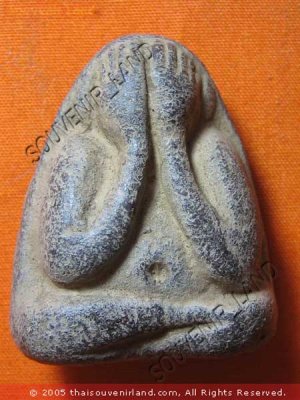 0527-THAI BUDDHIST AMULET CLOSE EYE PHA-PIT-TAH LP JEEN