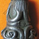 0180-THAI AMULET CLOSE EYE  PHA-PIT-TAH  MONK LP AIEM