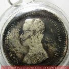 0038-OLD VINTAGE BUDDHIST AMULET COIN SIAM KING RAMA 9