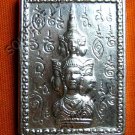 M398-THAI BUDDHA AMULET COIN CHARM HEAD JA-TU-KAM RAMA