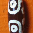 0238-NATURAL TIBETAN AGATE DZI BEAD AMULET MAGIC THAI