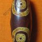 0236-NATURAL TIBETAN AGATE DZI BEAD AMULET MAGIC THAI