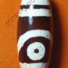 0235-NATURAL TIBETAN AGATE DZI BEAD AMULET MAGIC THAI