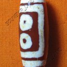0232-NATURAL TIBETAN AGATE DZI BEAD AMULET MAGIC THAI