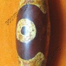 0229-NATURAL TIBETAN AGATE DZI BEAD AMULET MAGIC THAI M
