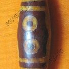 0227-NATURAL TIBETAN AGATE DZI BEAD AMULET MAGIC THAI M