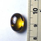 M690-FAMOUS GEM STONE ""EYE OF NAGA"" BUDDHA AMULET YELLO