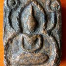 M224-THAI BUDDHA AMULET PENDANT KHUN-PAEN LP NONG  MONK