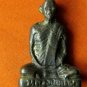 M211-VINTAGE REAL THAI BUDDHA AMULET STATUE LP DERM OLD