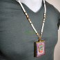 6059-THAI REAL AMULET SOMDEJ PAINT BUTTERFLY LOVE RICH SPIDER KUBA KRITSANA 2011