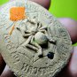 6870-THAI REAL AMULET FAST RICH MONEY PIDTA CLOSED EYE SPIDER 2 TAKUD LP KOON BW