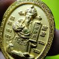 6906-THAI REAL AMULET ER-GER-FONG GOLD 18K MEDAL GAMBLING MONEY RICH LP KEY