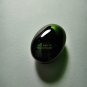 6769-REAL NATURAL GEM STONE DEEP RIVER NAGA EYE THAI AMULET LUCKY MONEY BLACK