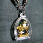 9158-THAI HORSE TAKE LADY SEXUAL ATTRACT LOVE CHARMING HOLY AMULET LP KEY YELLOW