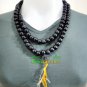 9714-HAND MADE CARVE PRAYING NECKLACE WOODEN 108 BEAD CHAIN AJHAN KOM THAI REAL