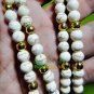 6693-HANDMADE NECKLACE BEAD HANDICRAFT W-HOOK WEARING THAI AMULET WHITE STONE