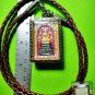 2205-THAI REAL AMULET SOMDEJ HANDMADE PAINT COLOR LP KOON 5 GOLD TAKUD 1994 RICH