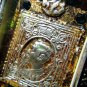7633-OLD THAI REAL AMULET SOMDEJ SILVER FOIL RICH LEKLAI GEMS 7 BIRTH KING STAMP