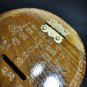 9299-REAL THAI AMULET HAND MADE HOLY MONEY POT SAVING CASH WOODEN BOX LP PERN SS